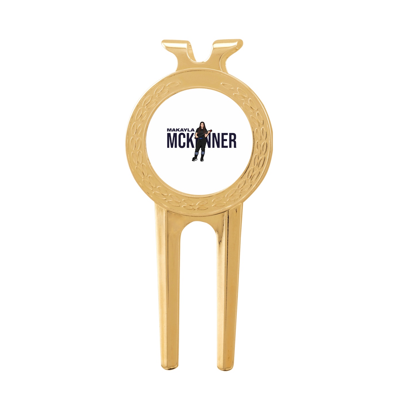 Divot Tool with Ball Marker — Player Name in Classic