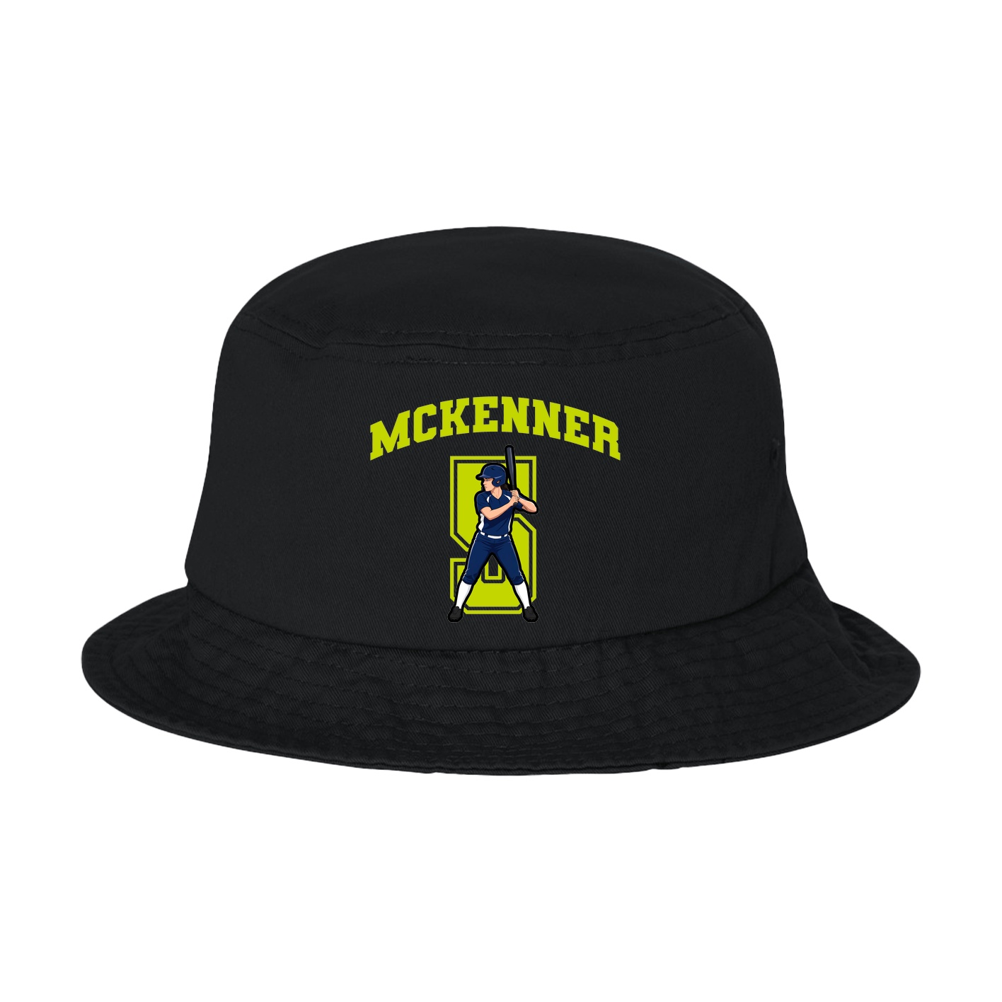 Bucket Cap — Number in Black