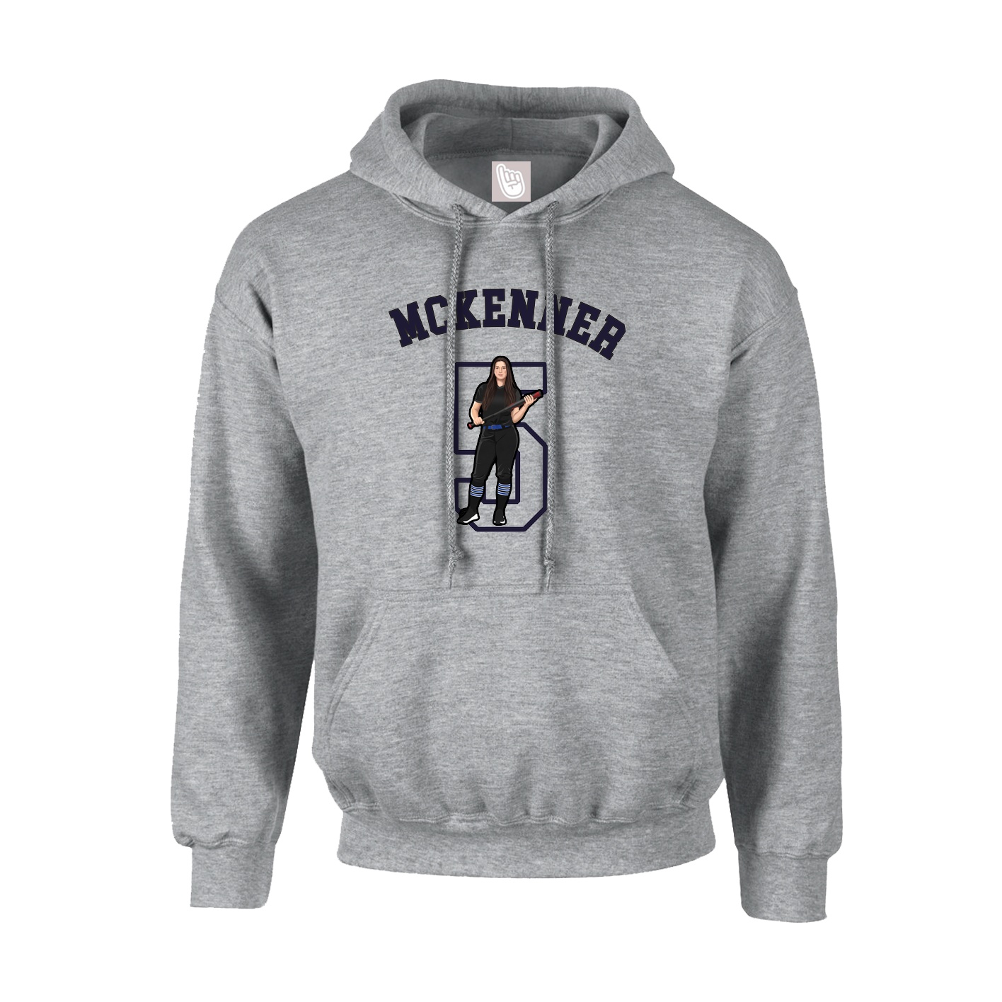 Youth Hoodie — Shirsey Arch in Grey