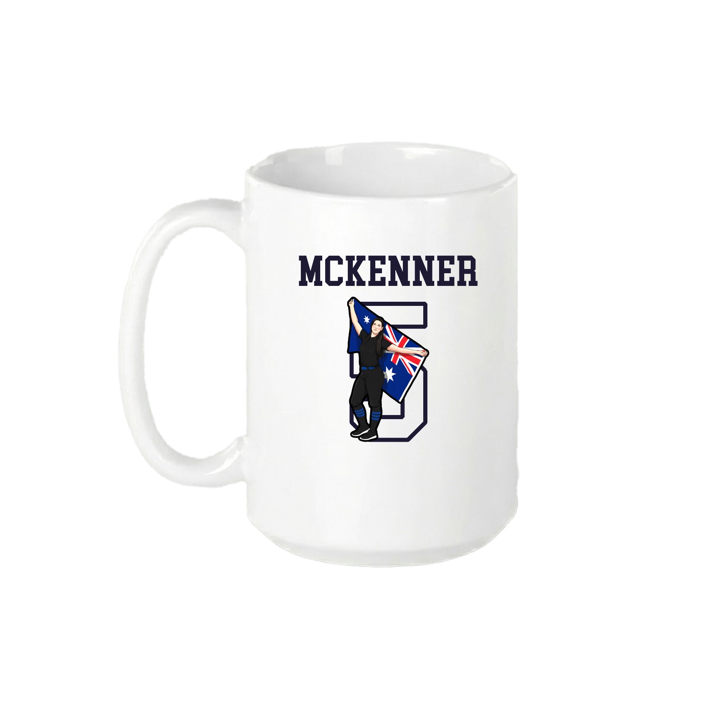 15oz Coffee Mug — Shirsey in White