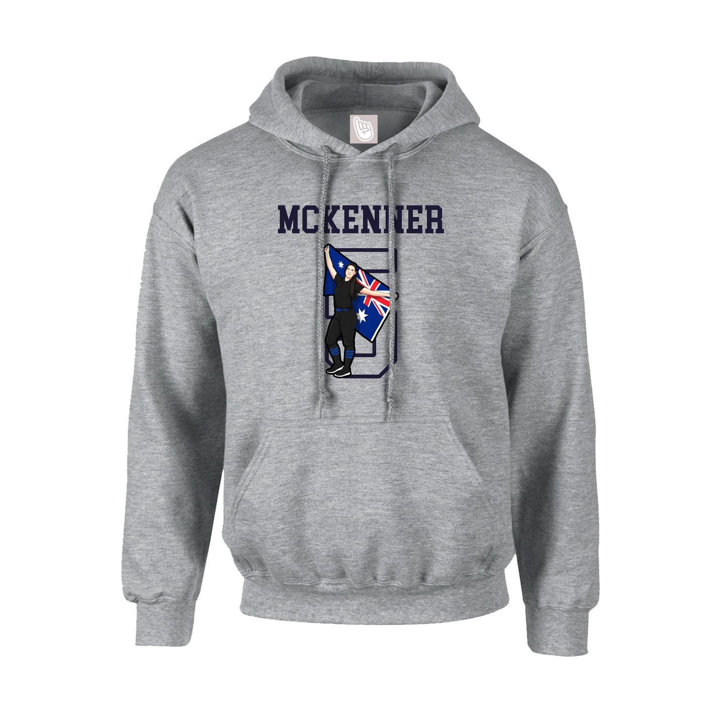 Hoodie — Shirsey in Grey