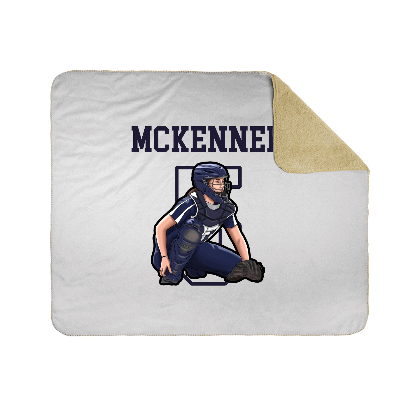 Throw Blanket — Shirsey in White