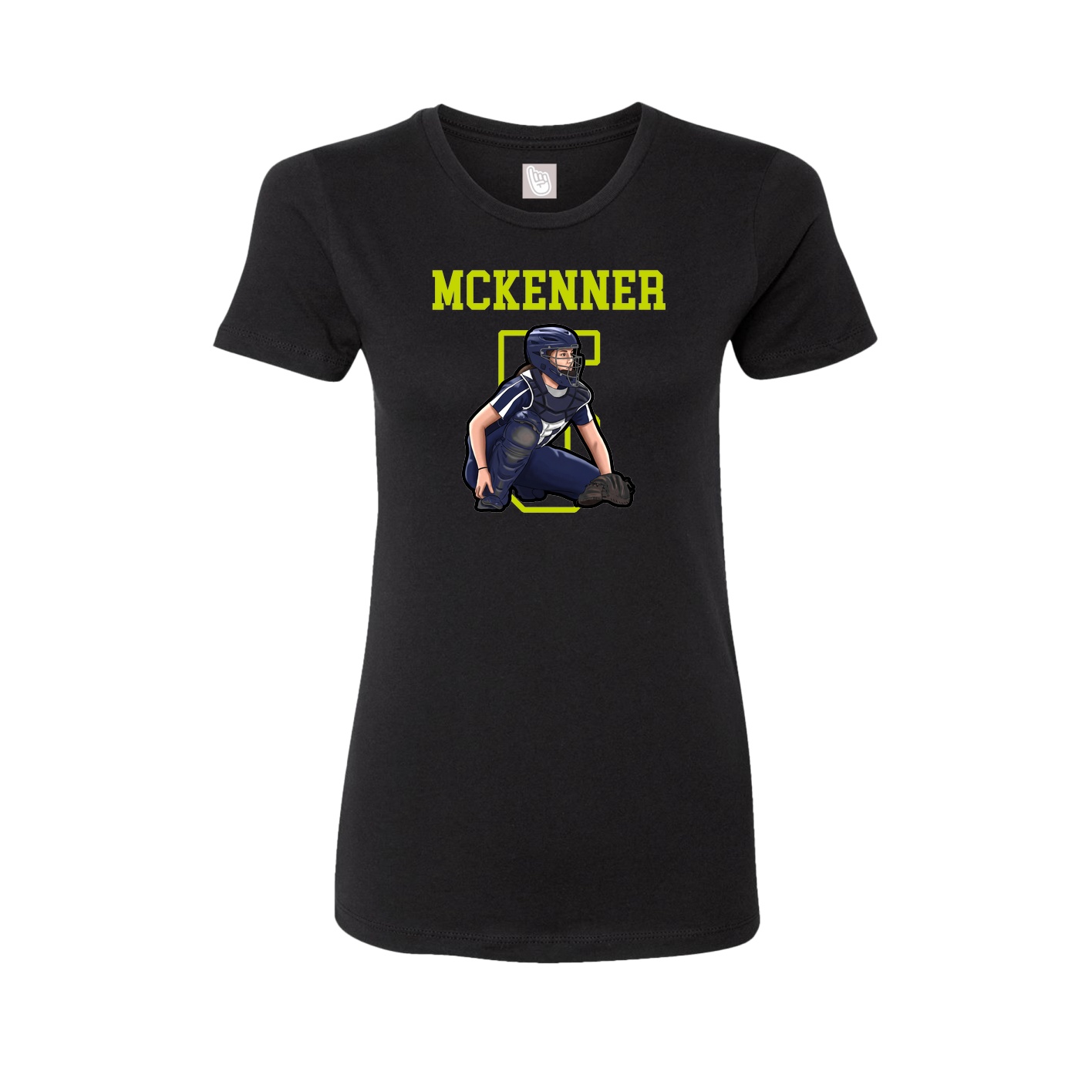 Fitted Women's Tee — Shirsey in Black