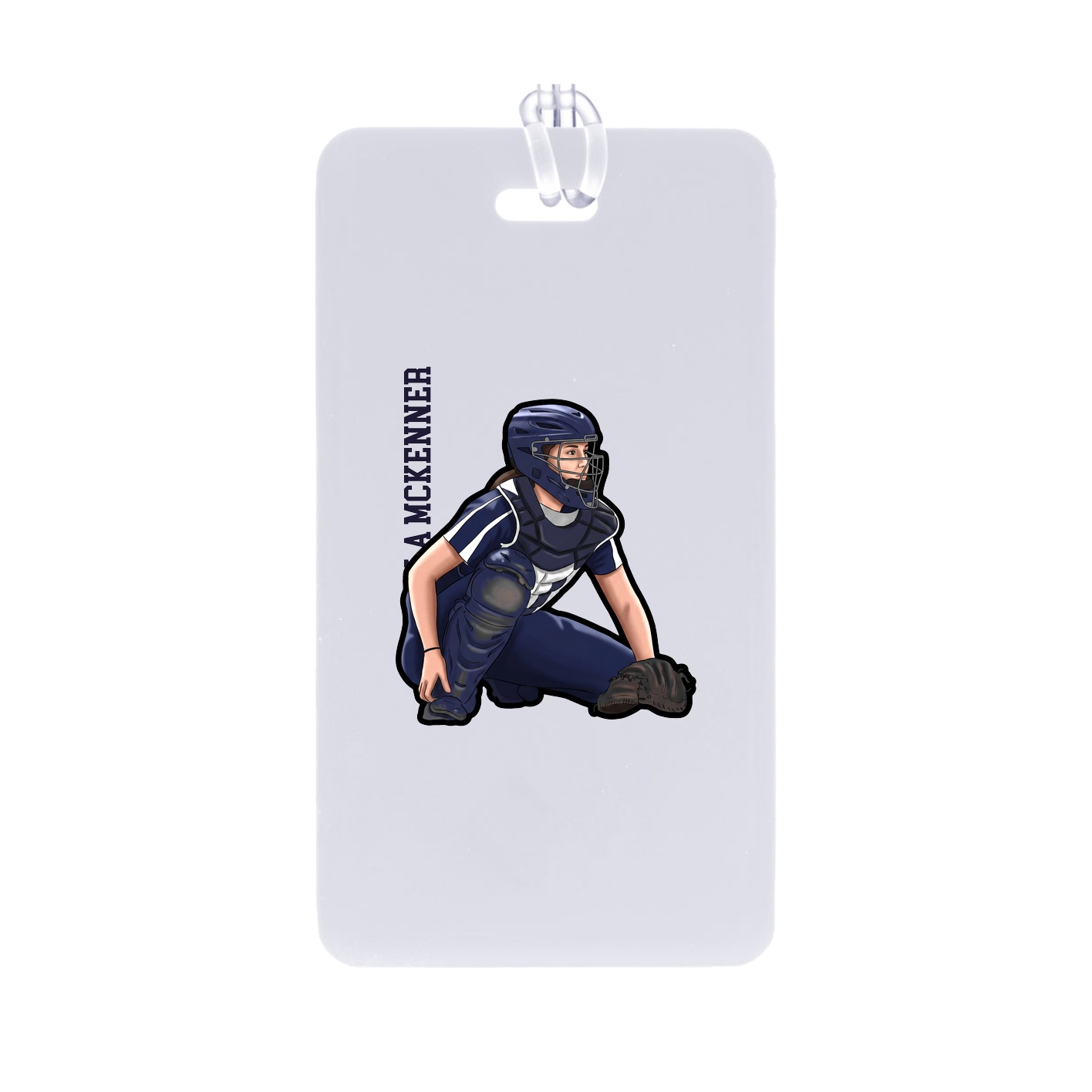 Bag Tag — Name Vertical in Classic