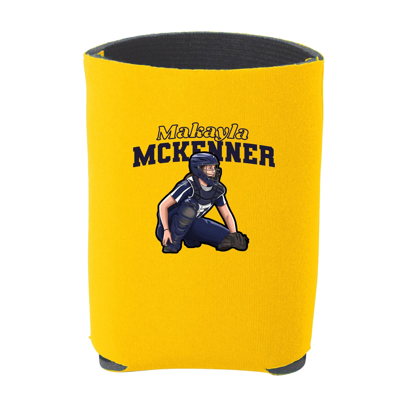 Can Holder — Name Arch in Yellow