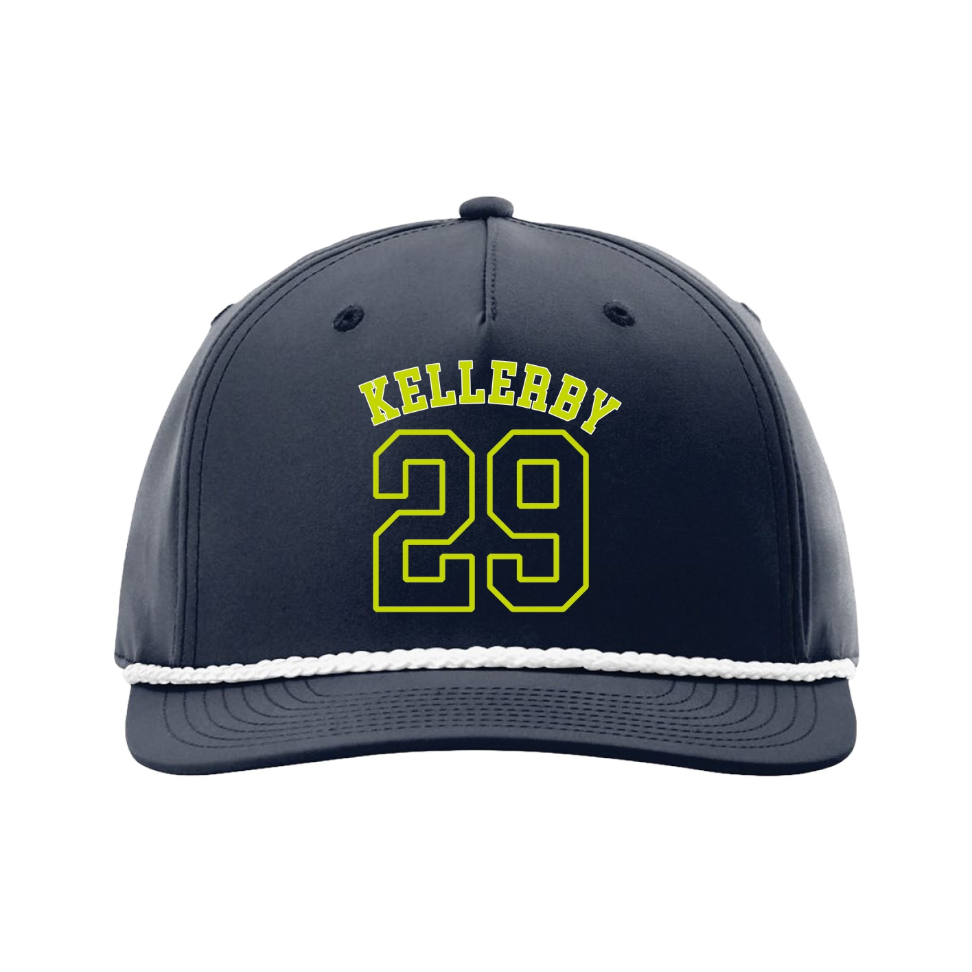 Five-Panel Classic Rope Cap — Shirsey Arch in Navy