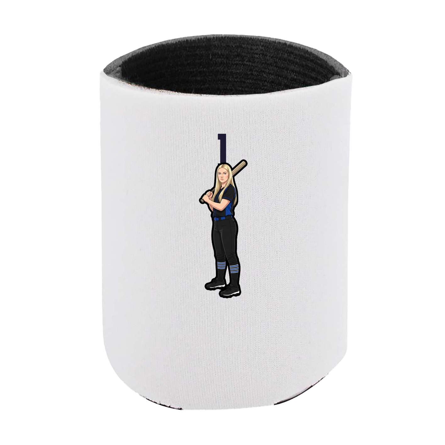 Can Holder — Number Top in White