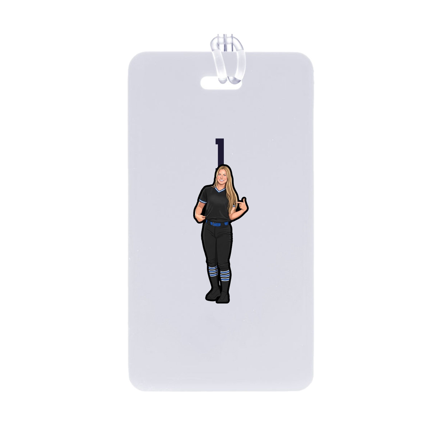 Bag Tag — Number Top in Classic