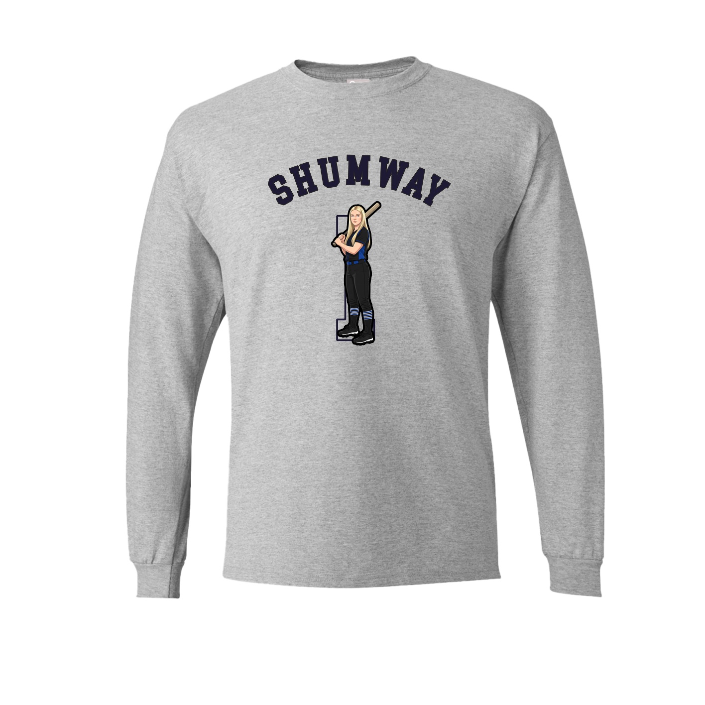 Long Sleeve Tee — Shirsey Arch in Grey