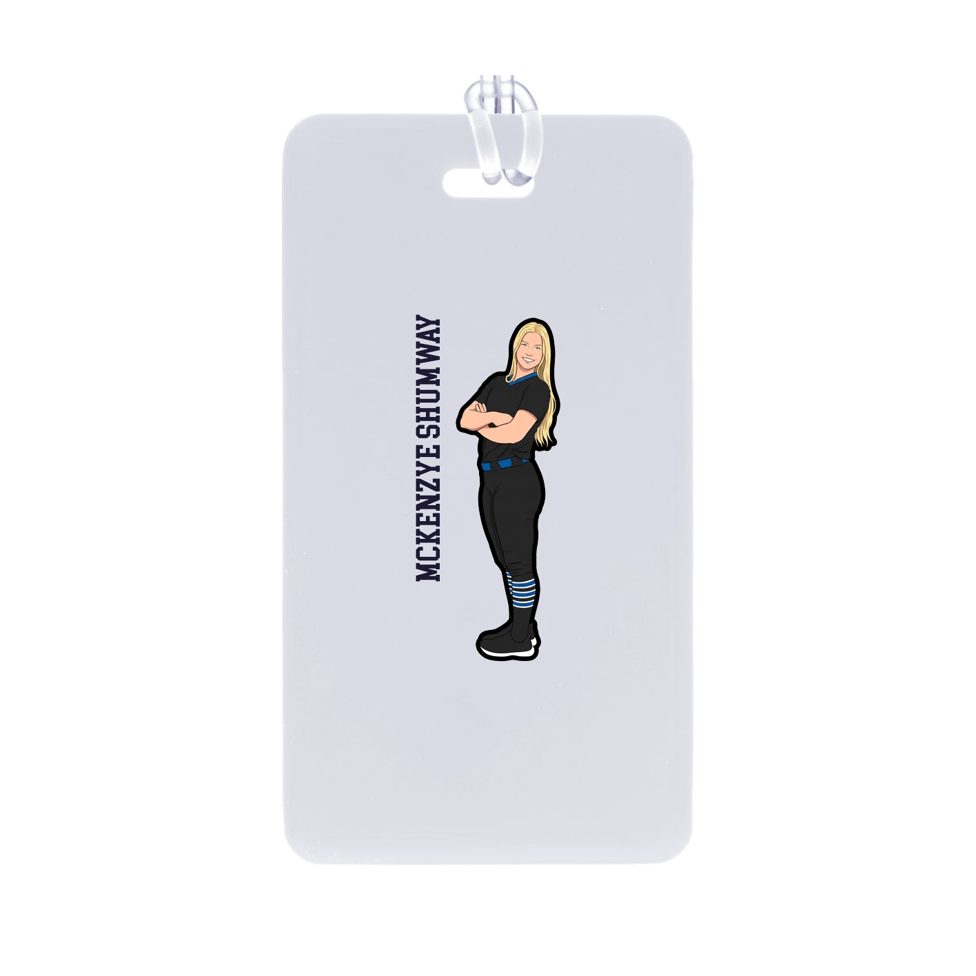 Bag Tag — Name Vertical in Classic