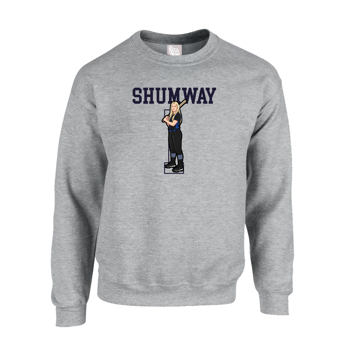 Fleece Crew — Shirsey in Grey