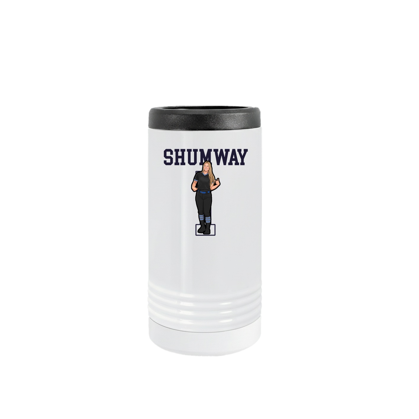 Slim Beverage Holder — Shirsey in White