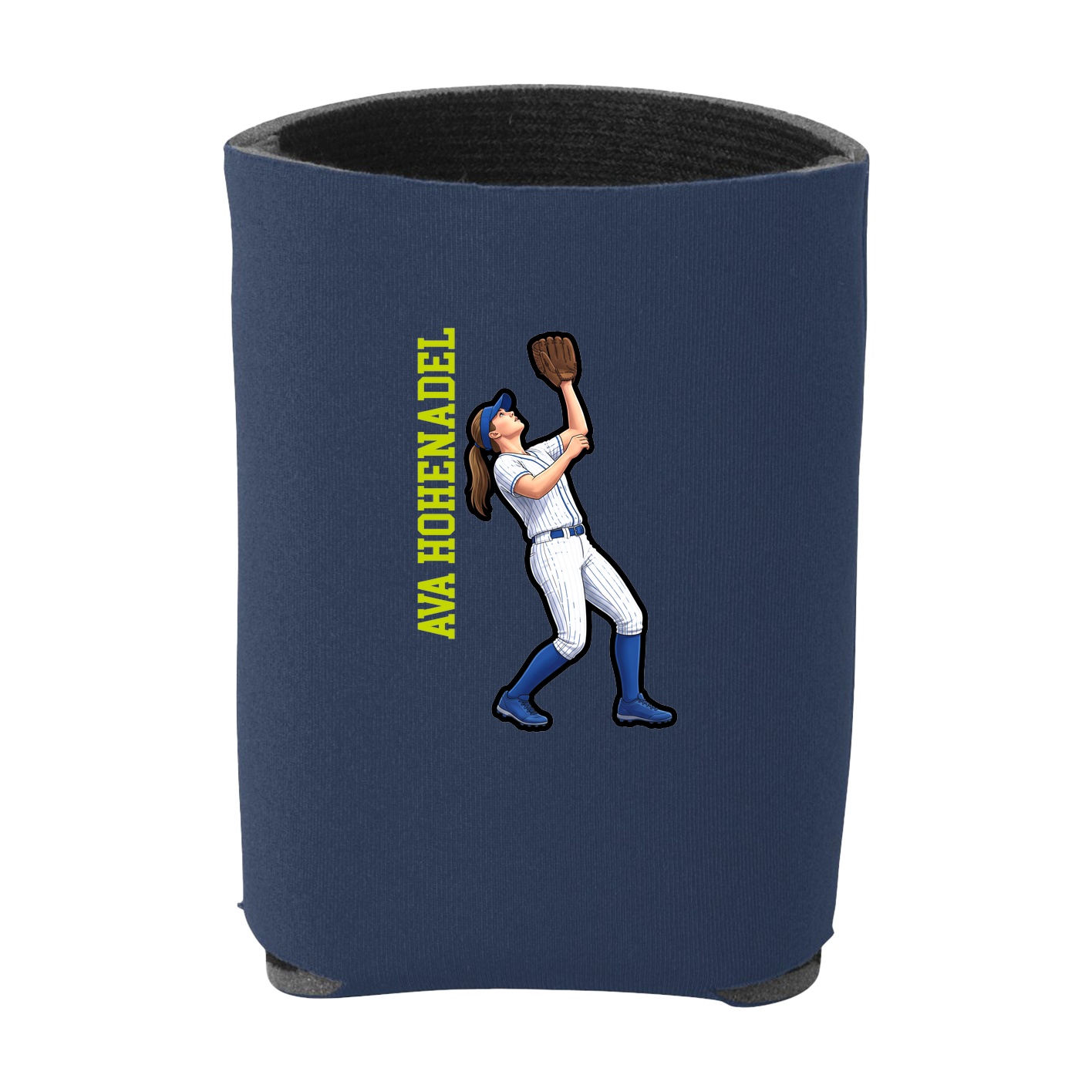 Can Holder — Name Vertical in Navy