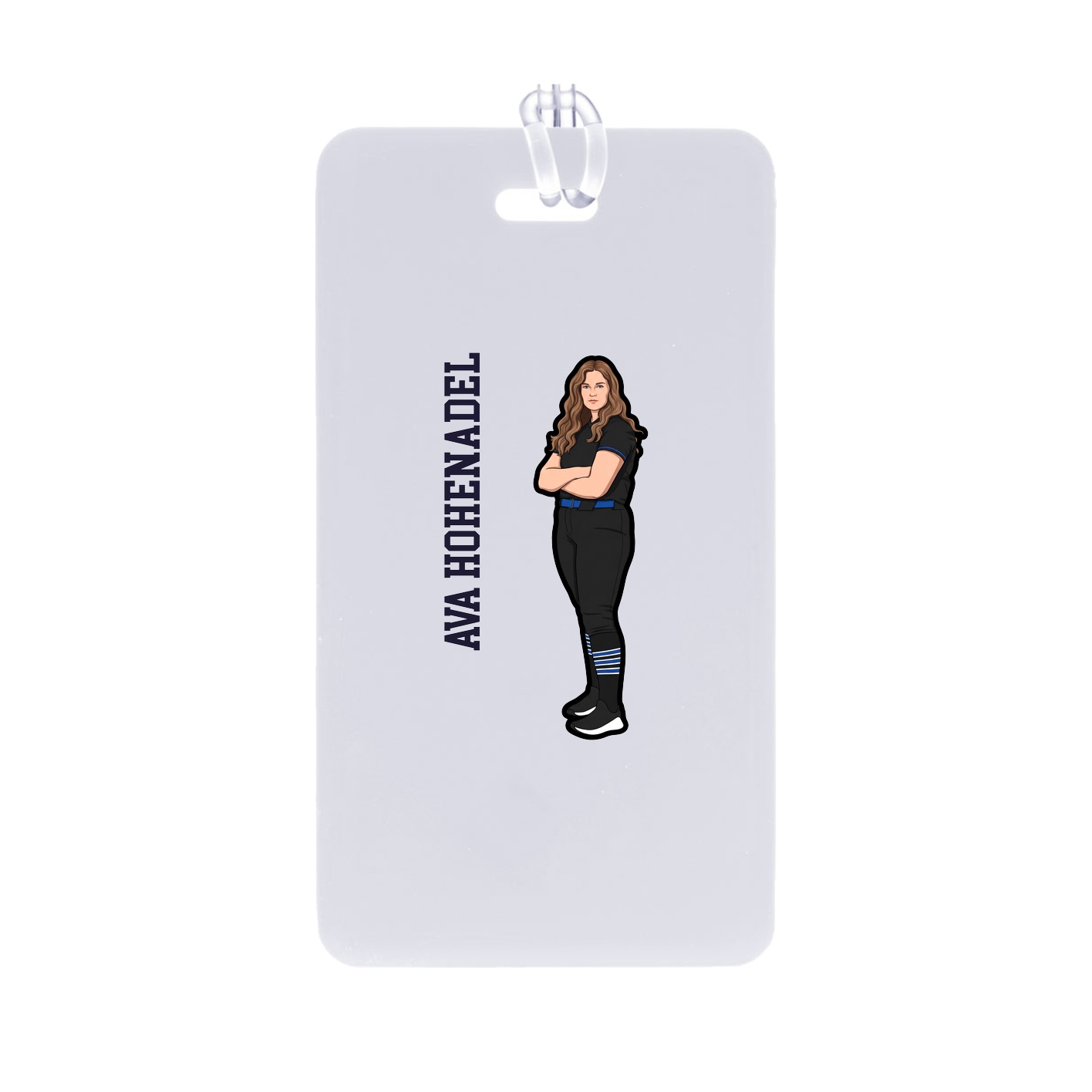 Bag Tag — Name Vertical in Classic