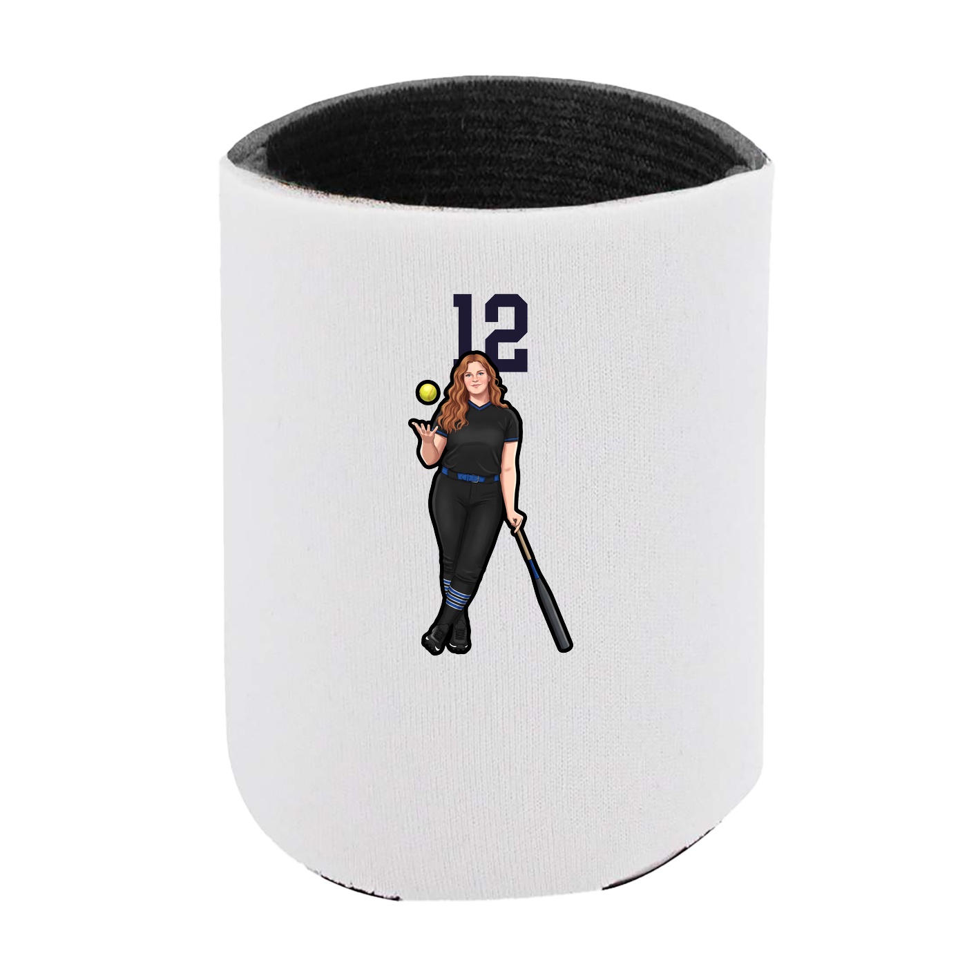 Can Holder — Number Top in White