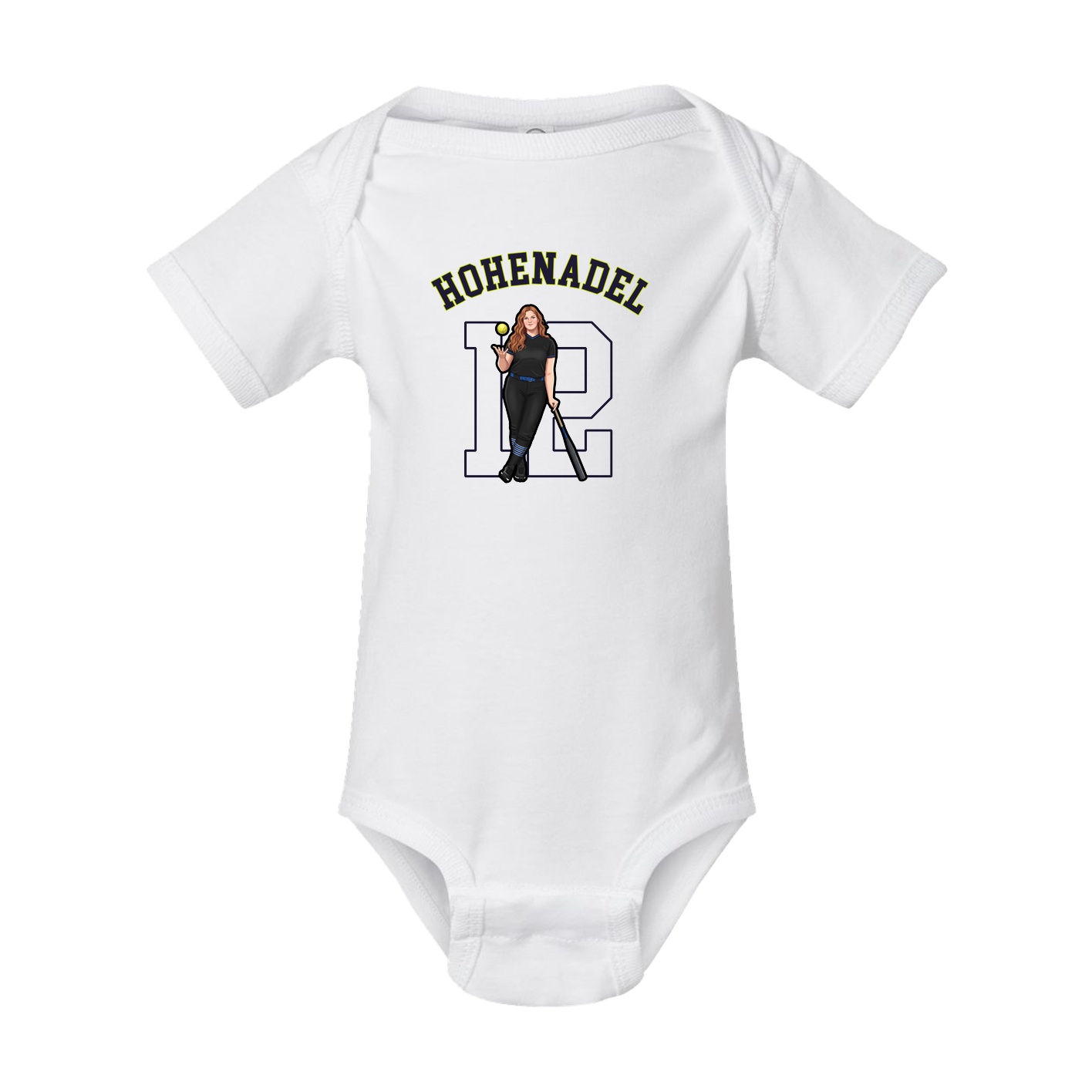Baby Onesie — Shirsey Arch in White