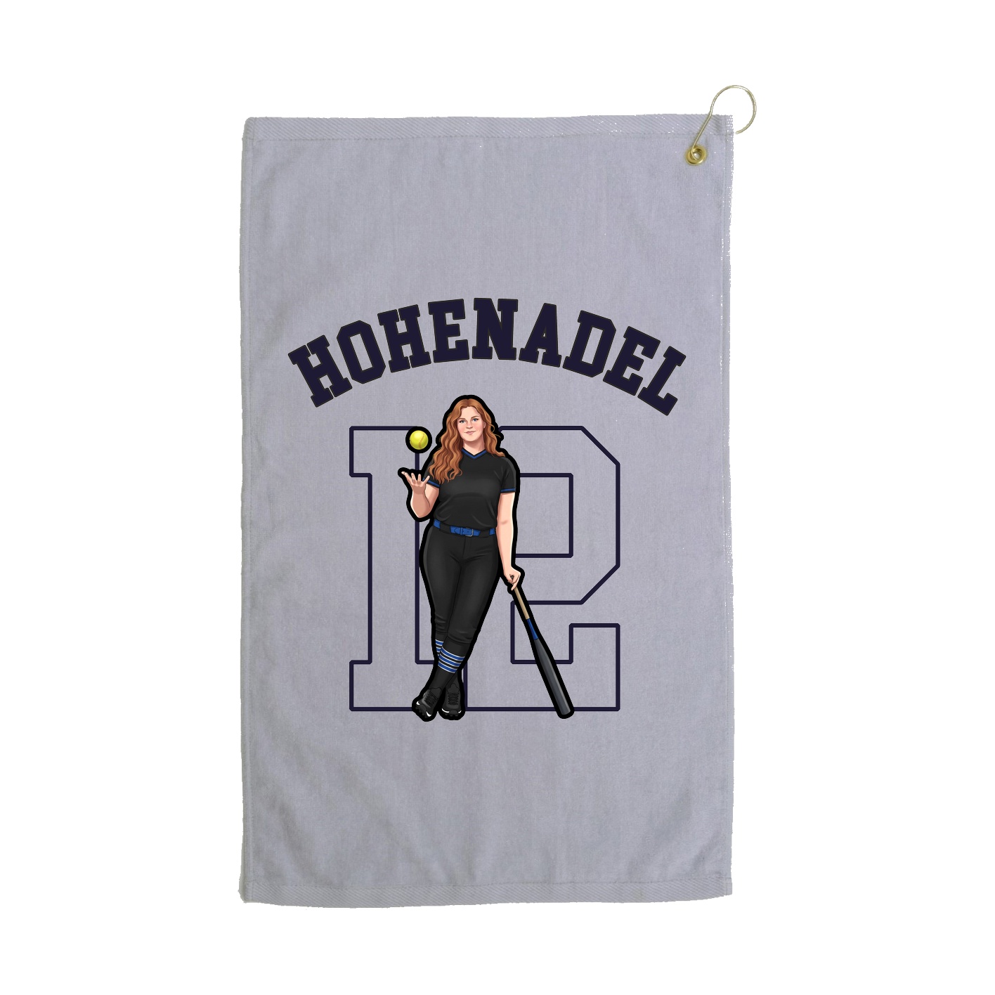 Golf Towel — Shirsey Arch in Grey