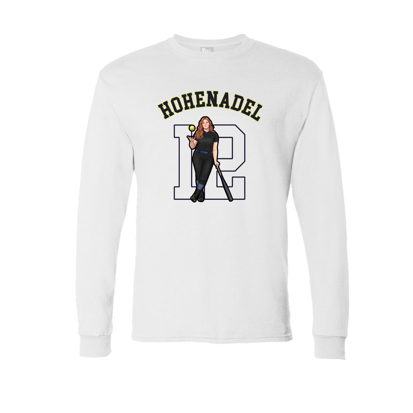 Long Sleeve Tee — Shirsey Arch in White