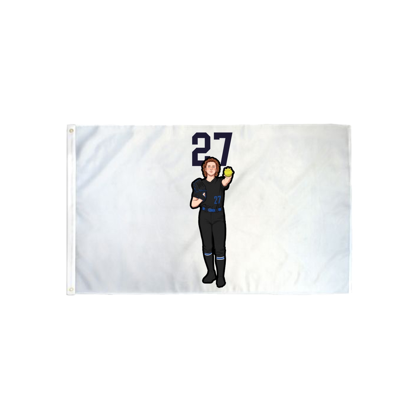 3x5 Flag — Number Top in Classic