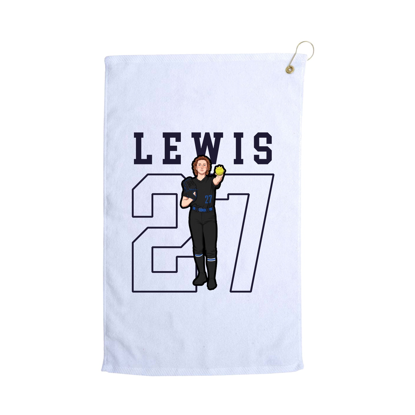 Golf Towel — Shirsey in White
