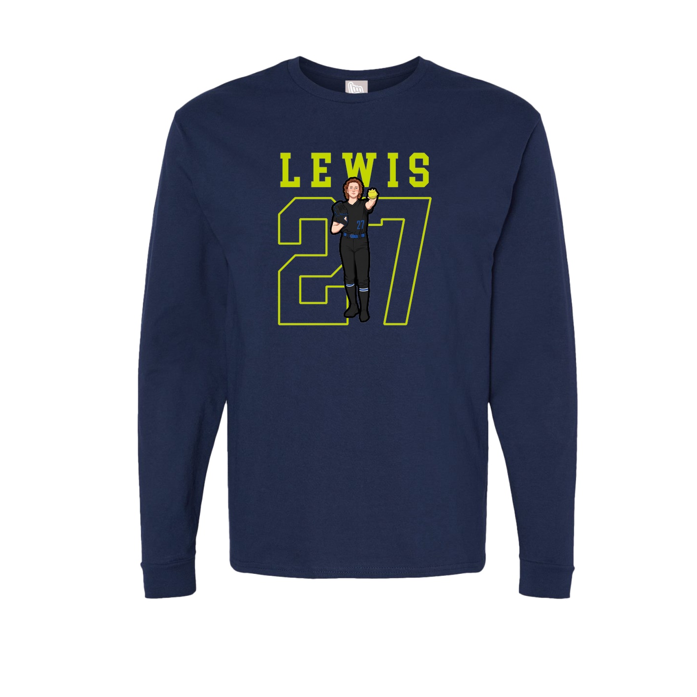 Long Sleeve Tee — Shirsey in Navy