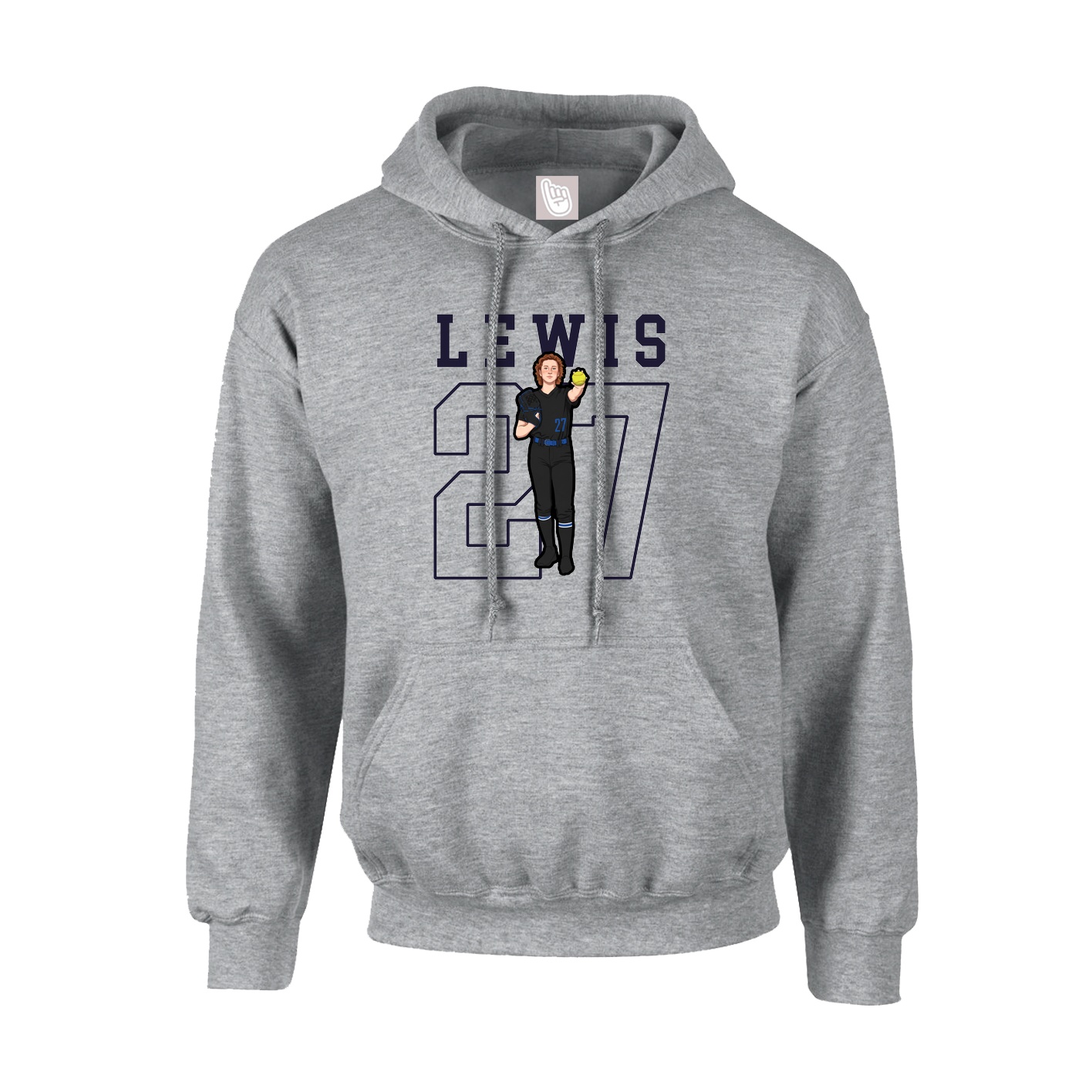 Hoodie — Shirsey in Grey