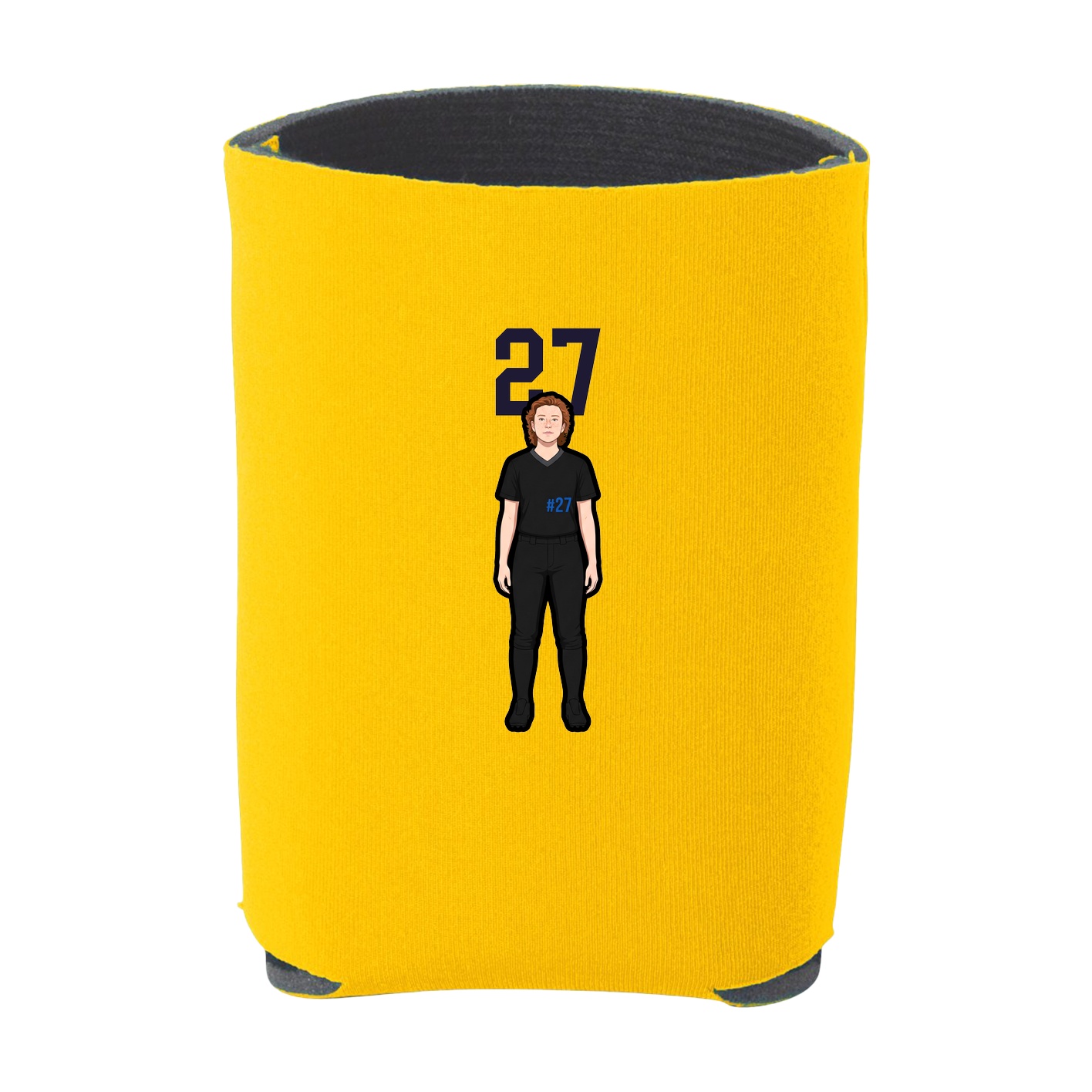 Can Holder — Number Top in Yellow