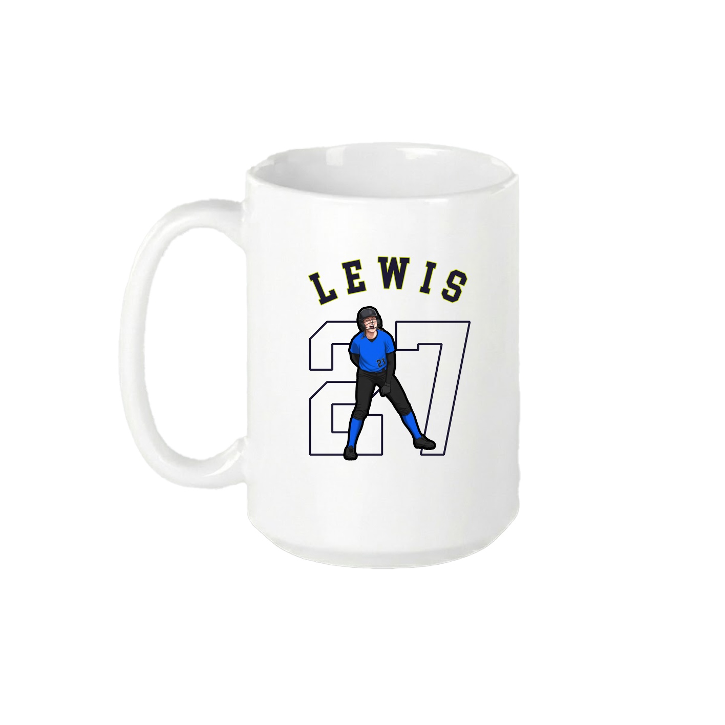 15oz Coffee Mug — Shirsey Arch in White