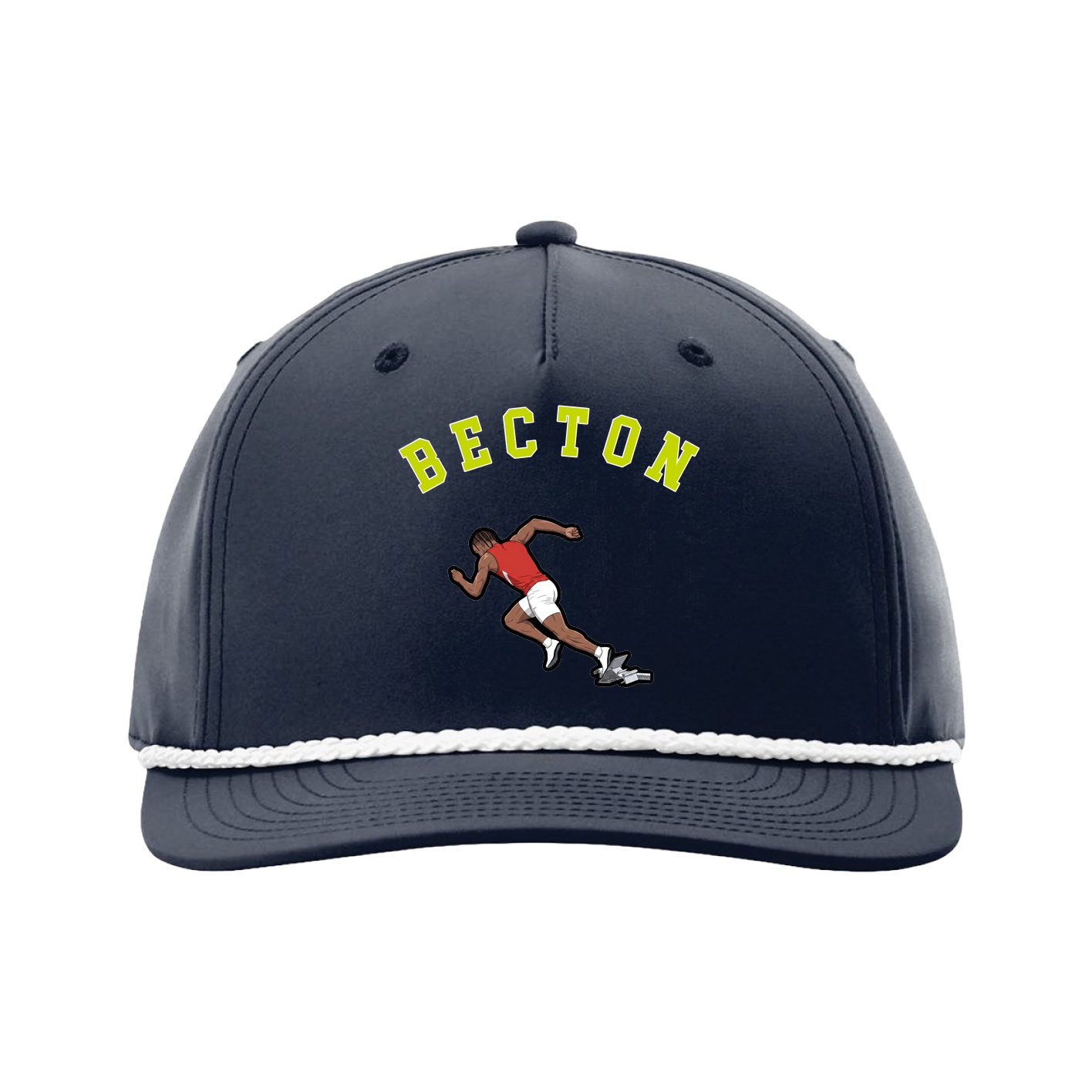 Five-Panel Classic Rope Cap — Shirsey Arch in Navy