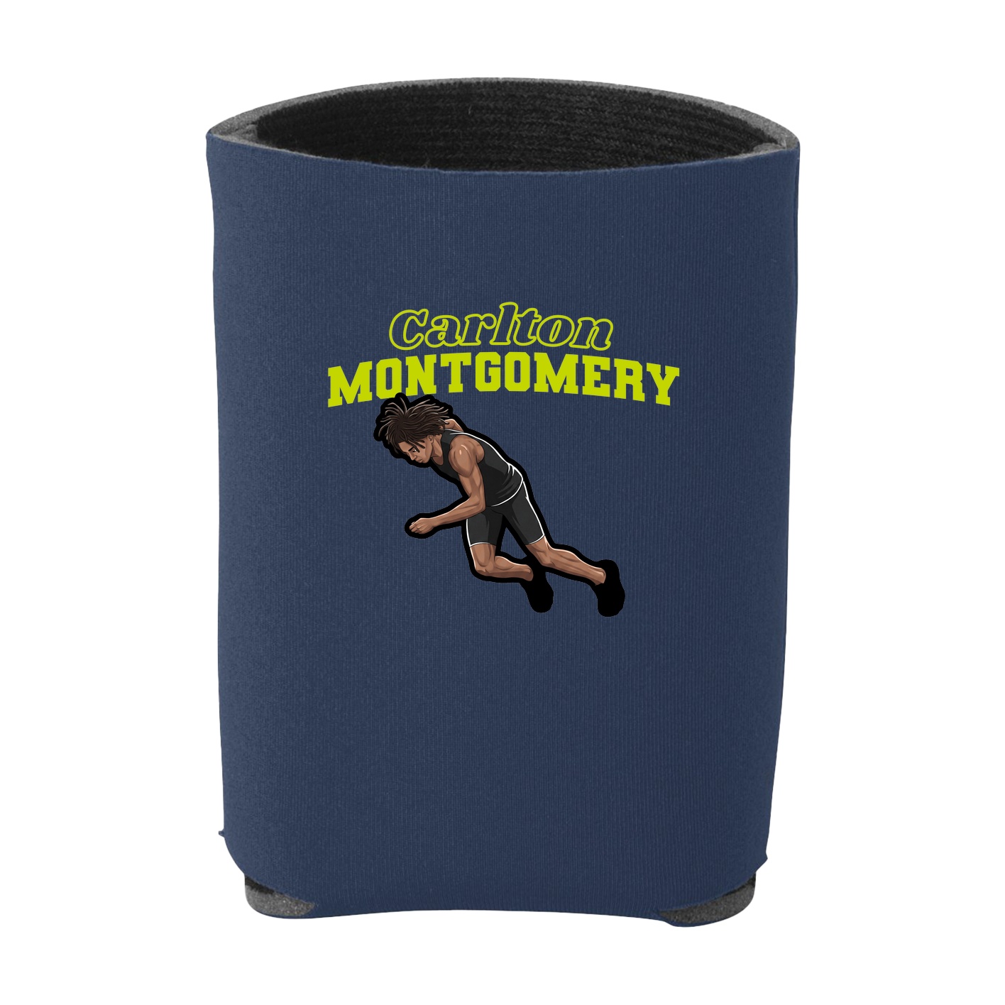 Can Holder — Name Arch in Navy