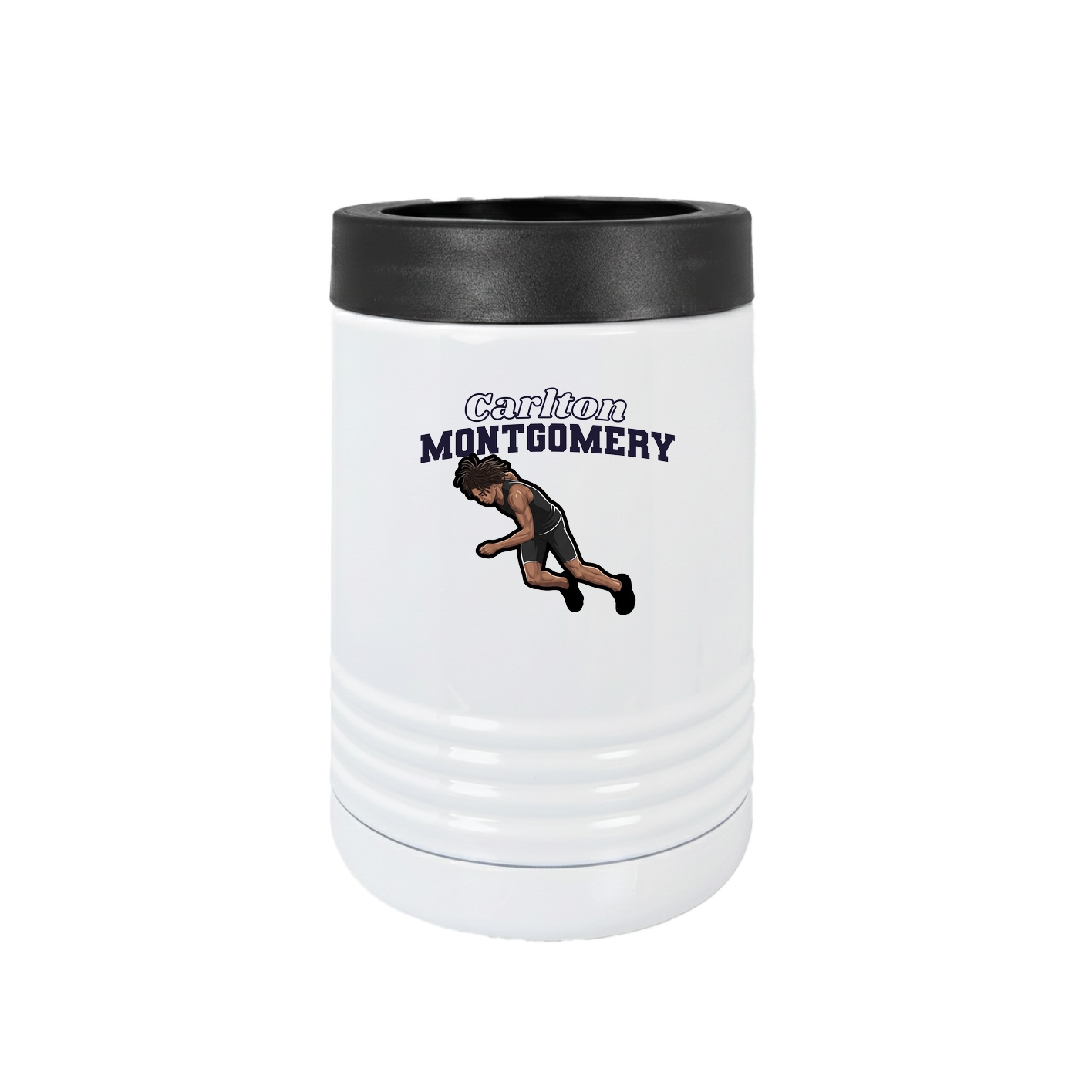 Beverage Holder — Name Arch in White