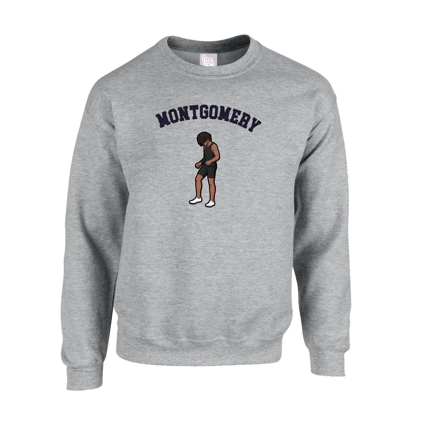 Fleece Crew — Shirsey Arch in Grey