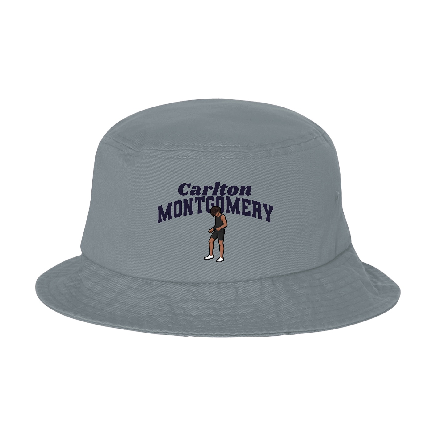 Bucket Cap — Signature Arch in Grey