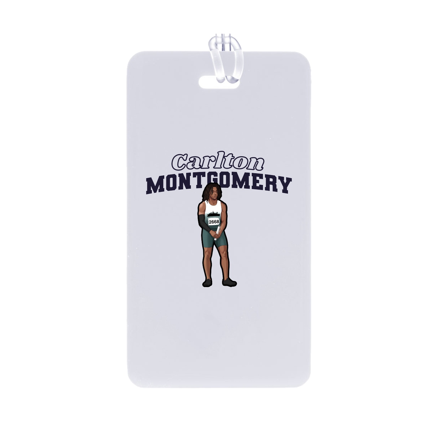 Bag Tag — Name Arch in Classic