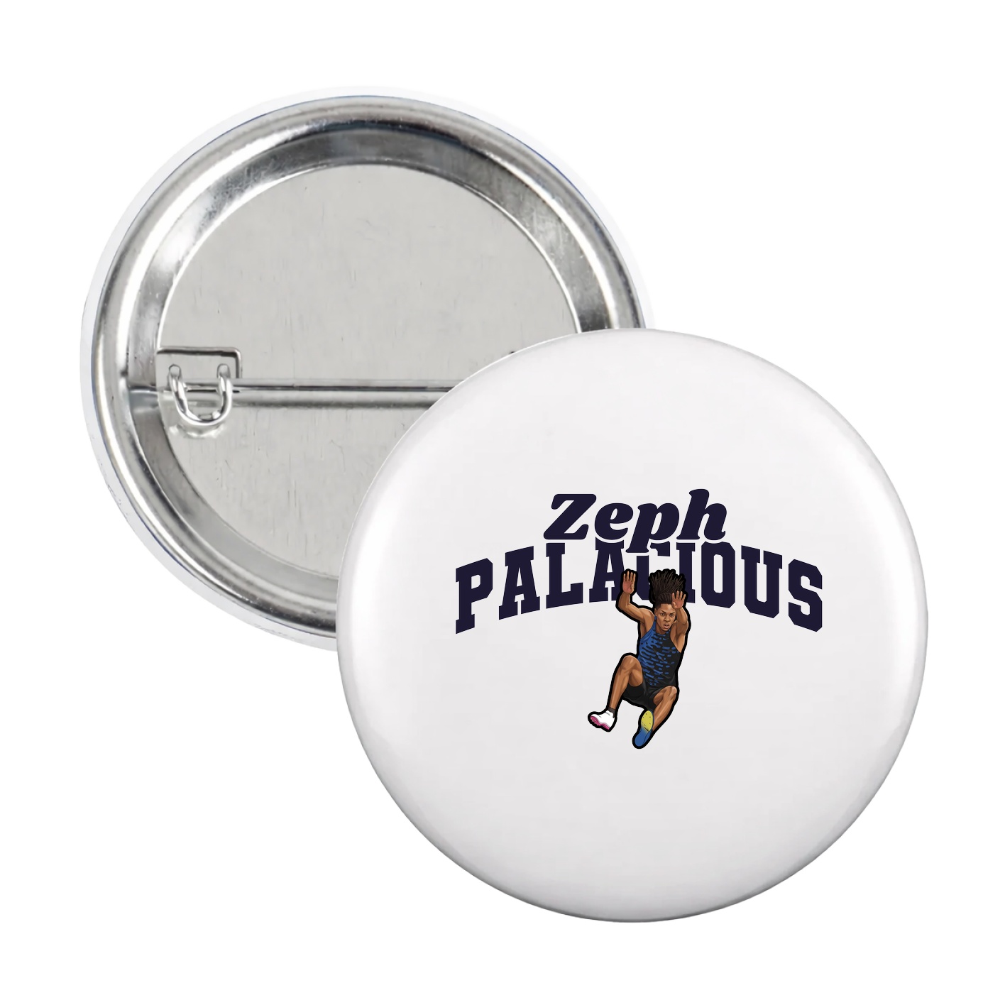Game Day Button — Signature Arch in White