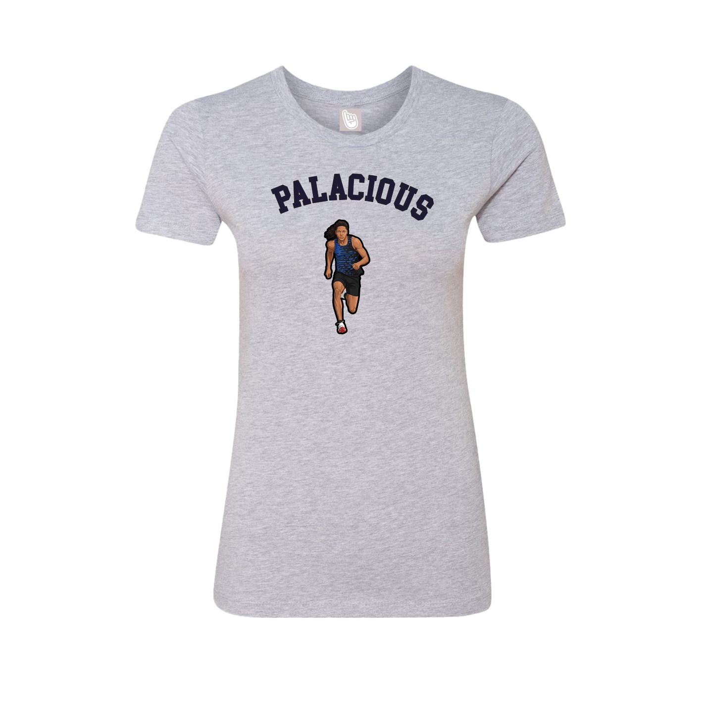 Fitted Women's Tee — Shirsey Arch in Grey