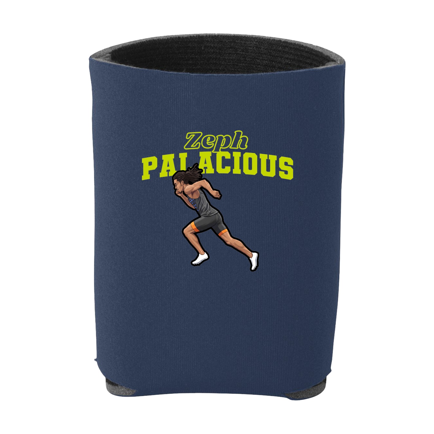Can Holder — Name Arch in Navy