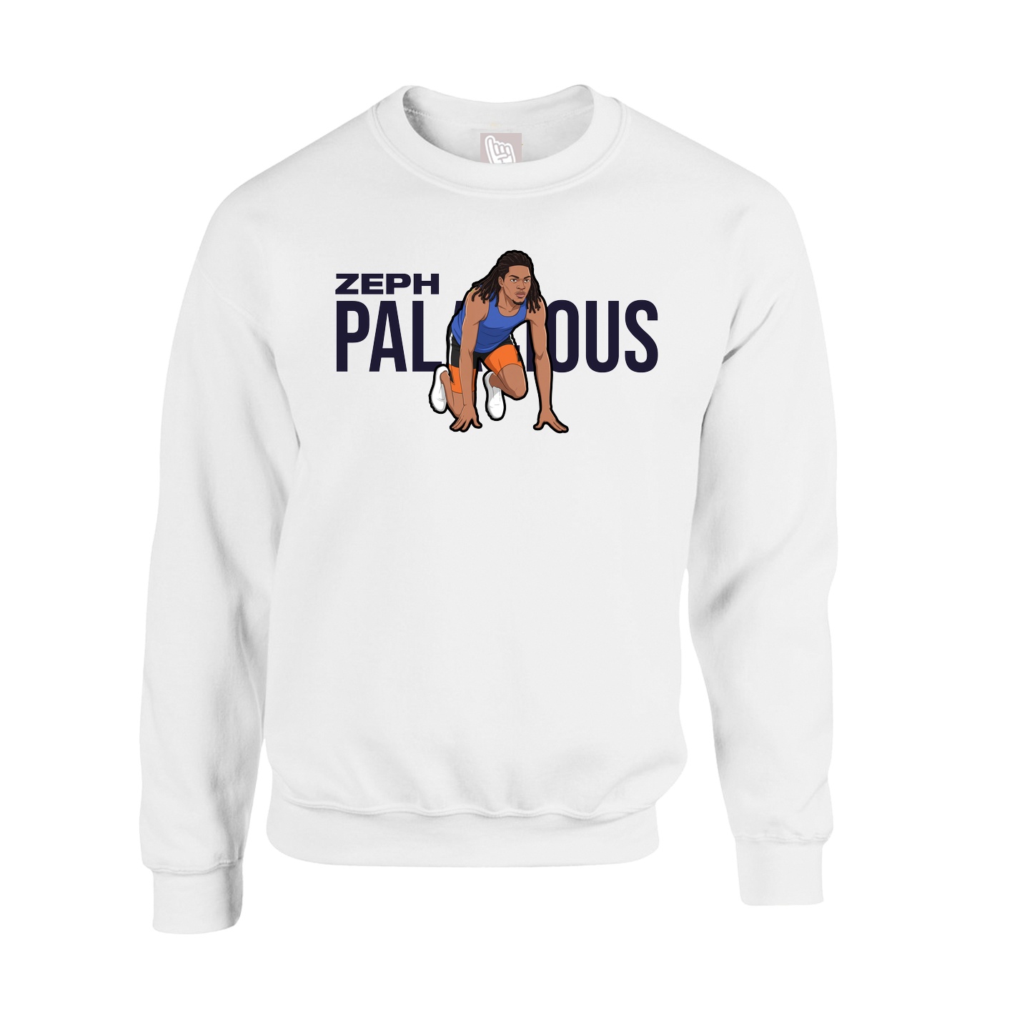 Fleece Crew — Player Name in White