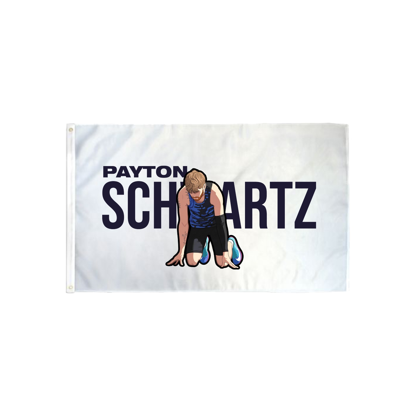 3x5 Flag — Player Name in Classic