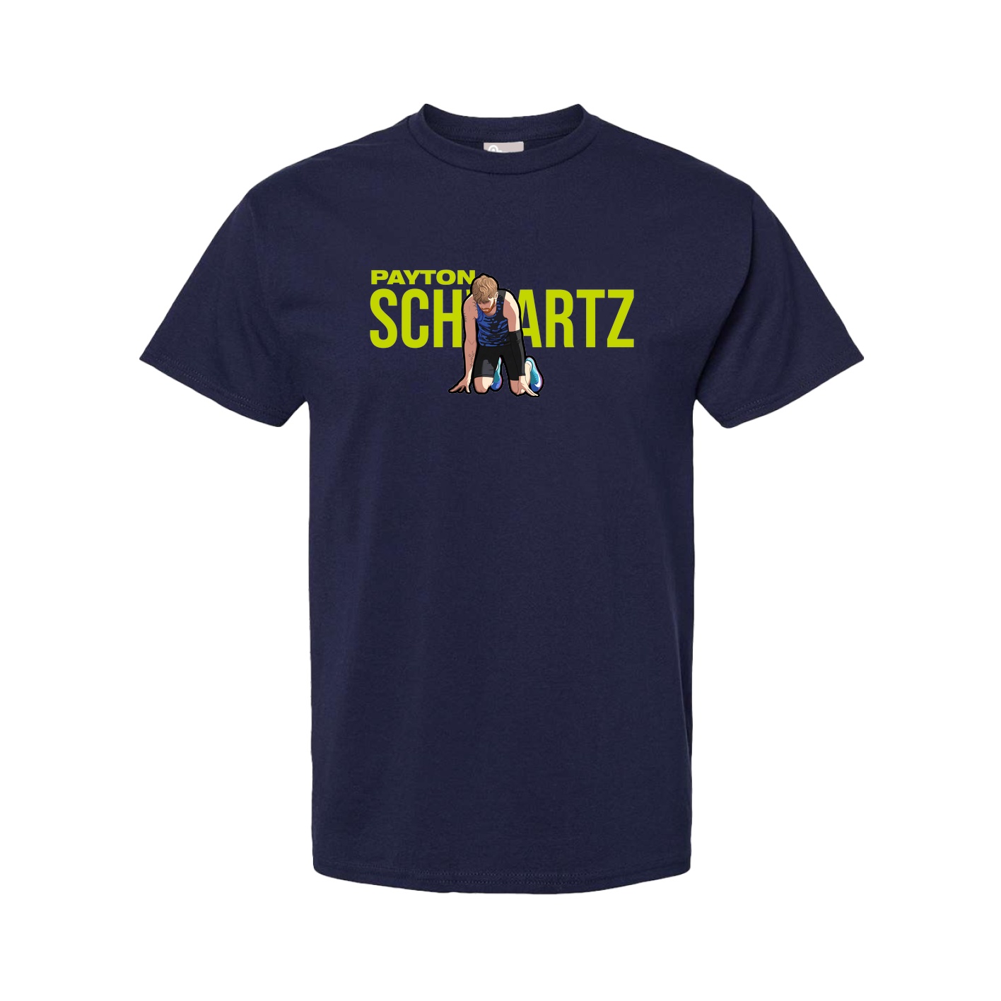 Youth Tee — Player Name in Navy