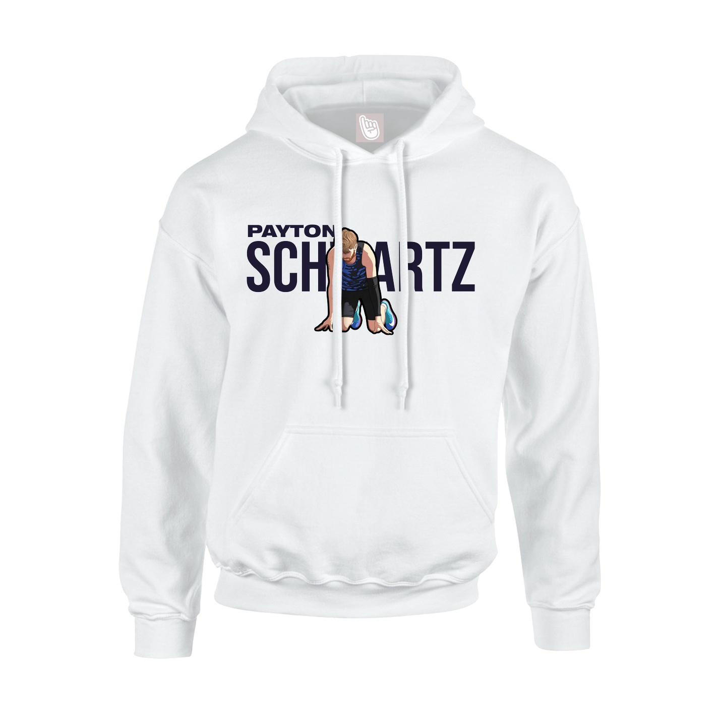Hoodie — Player Name in White