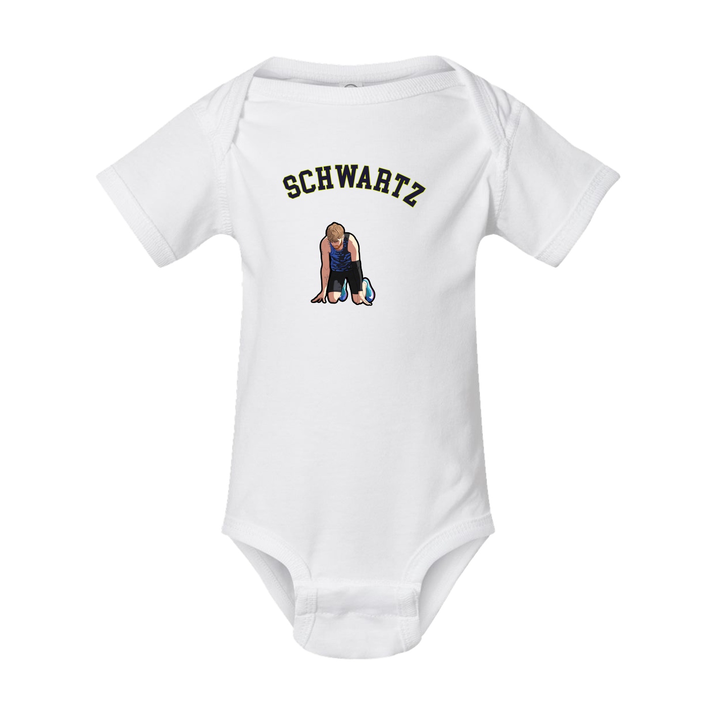 Baby Onesie — Shirsey Arch in White
