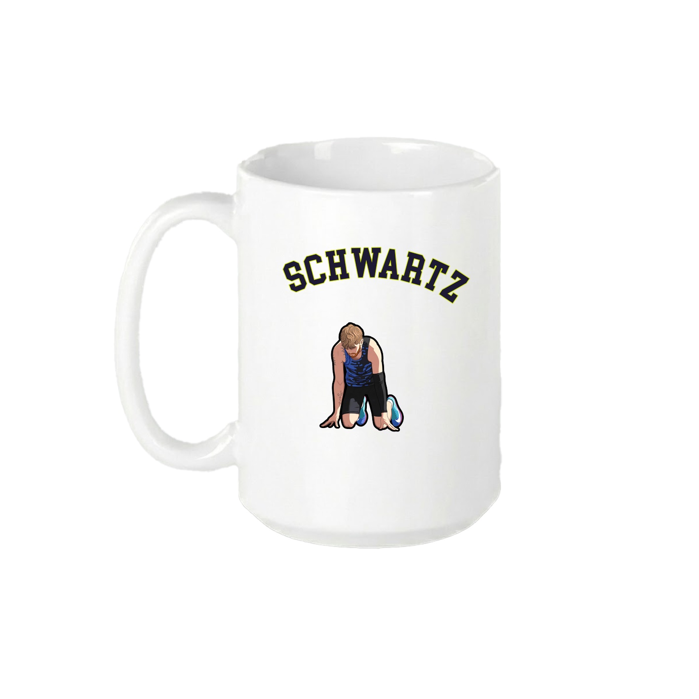 15oz Coffee Mug — Shirsey Arch in White
