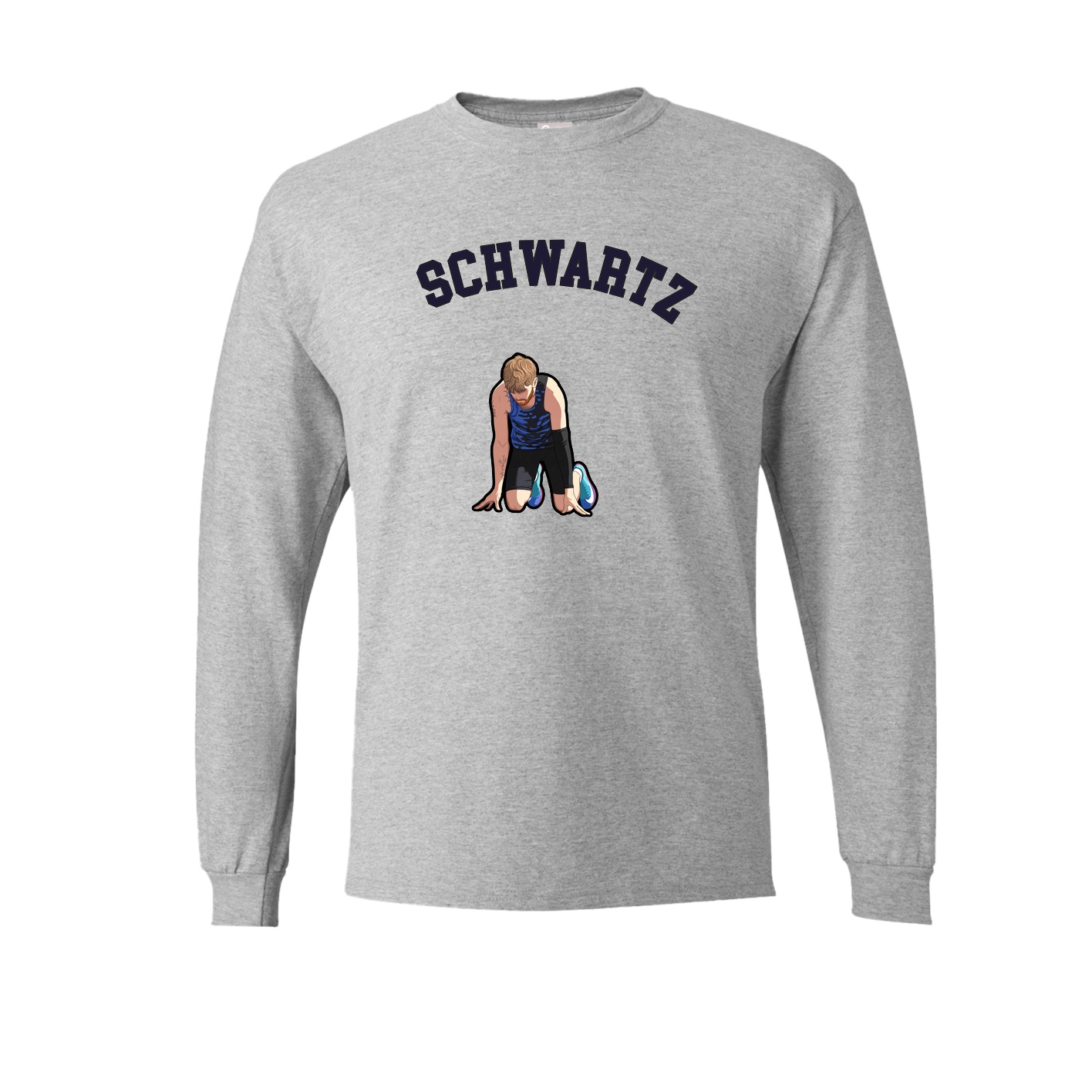 Long Sleeve Tee — Shirsey Arch in Grey