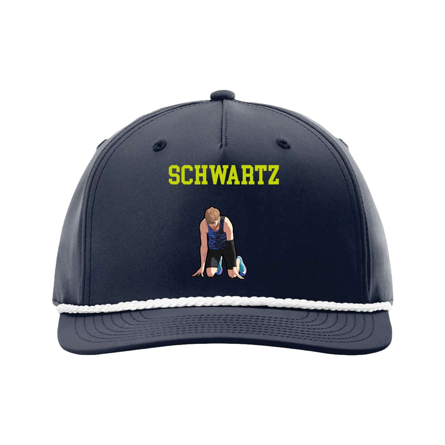 Five-Panel Classic Rope Cap — Shirsey in Navy