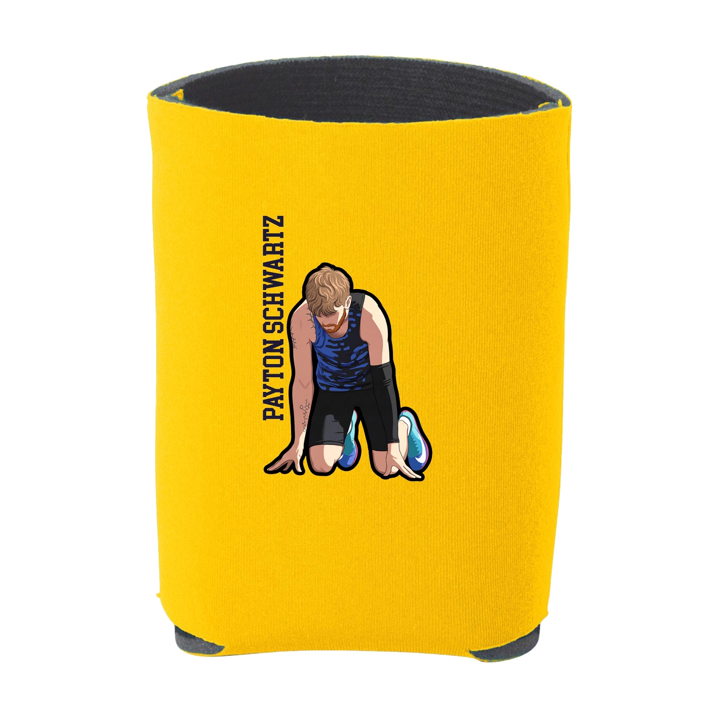 Can Holder — Name Vertical in Yellow