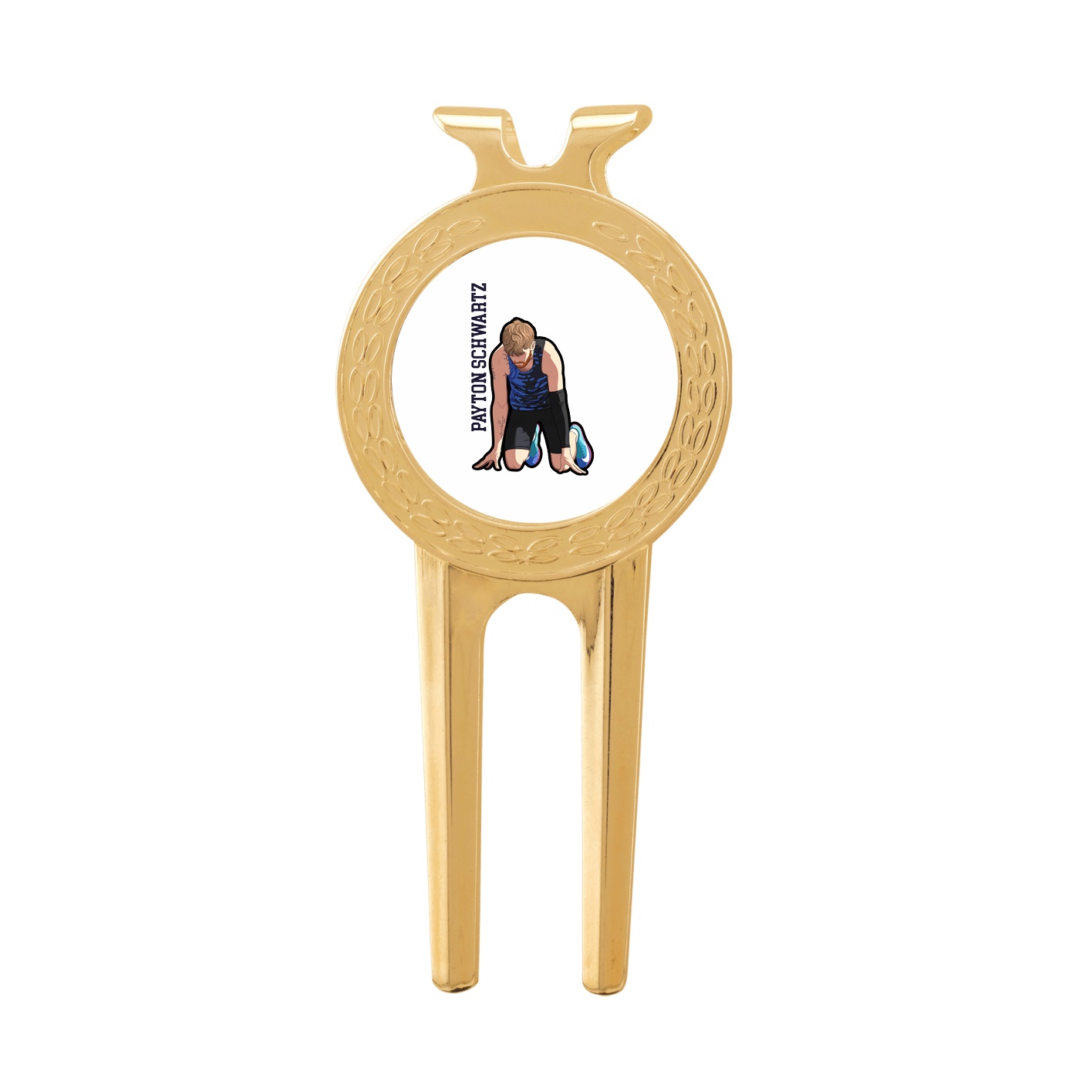 Divot Tool with Ball Marker — Name Vertical in Classic