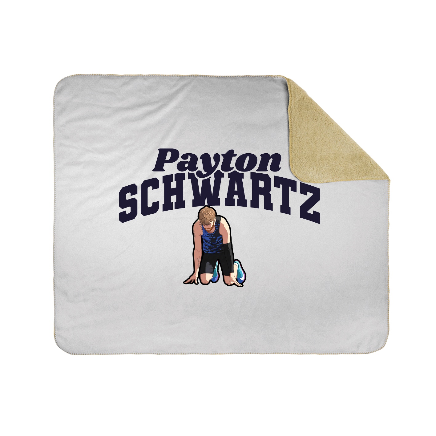 Throw Blanket — Signature Arch in White