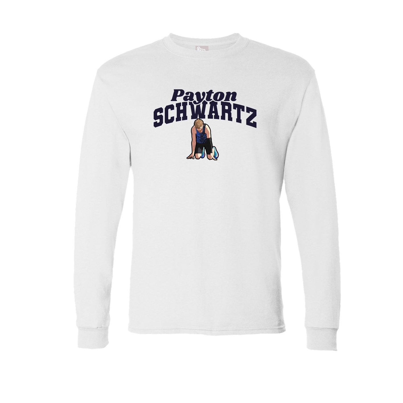 Long Sleeve Tee — Signature Arch in White