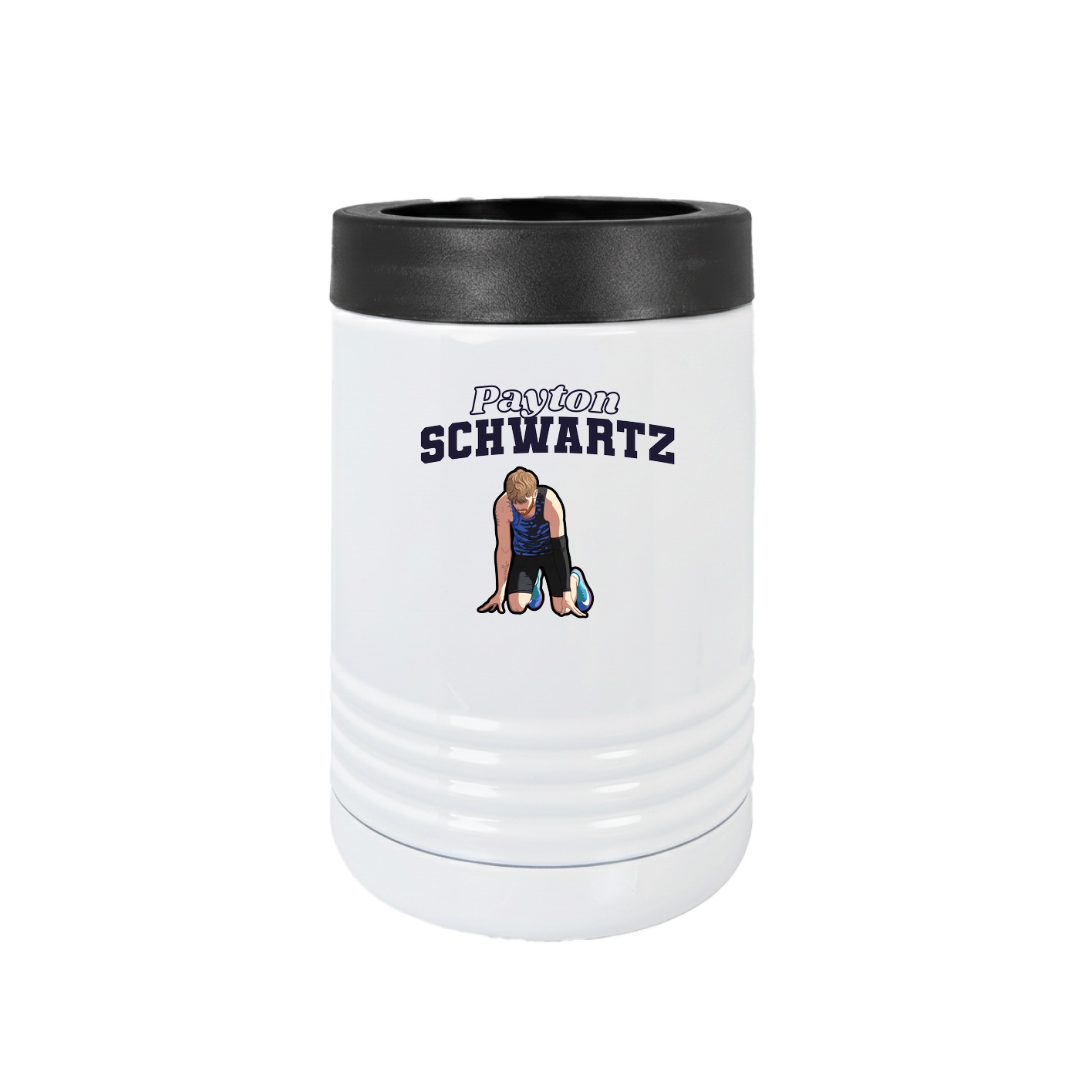 Beverage Holder — Name Arch in White